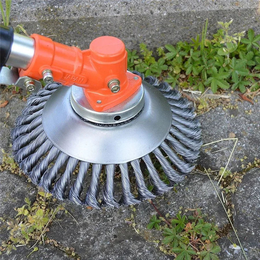Onkruidborstel Koolstofstaal 150mm Trimkop voor Grastrimmer Onkruid Verwijderen Tuin Onderhoud | Sansoti