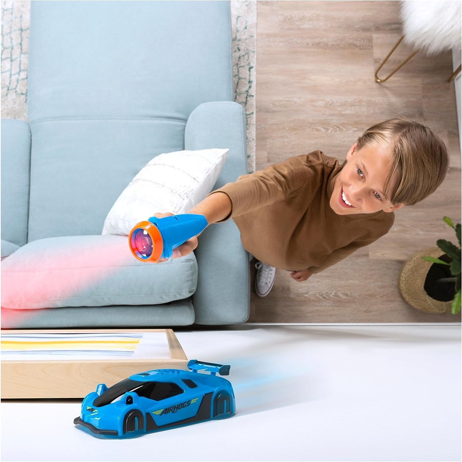 Wandklimmende Bestuurbare Auto met Laserbesturing – Plafond Muur Vloer RC Raceauto met LED Verlichting | Sansoti