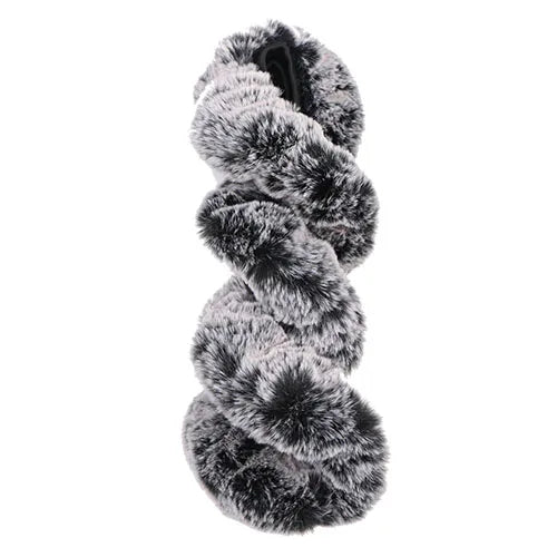 Plüsch-Lenkradbezug 38 cm, Winterkomfort, weich, atmungsaktiv, handgefertigt, Auto-Innenraum, warmer Lenkradschutz | Sansoti