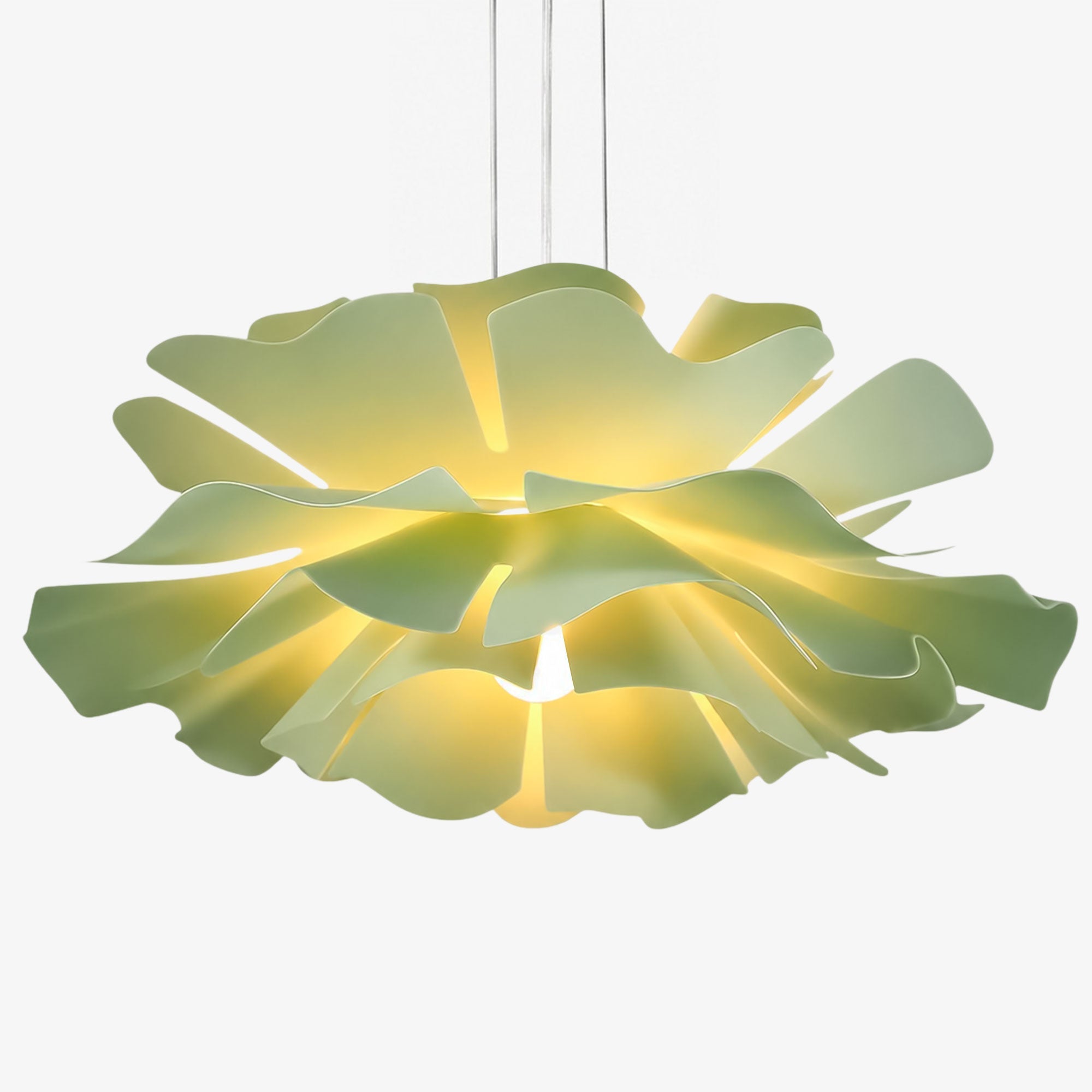 Handgemaakte Acryl Hanglamp Lotus Bloem Wit Scandinavisch Design | Sansoti