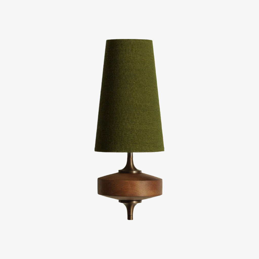 Retro Wandlamp met Stoffen Kap – Vintage Verlichting voor Slaapkamer | Sansoti