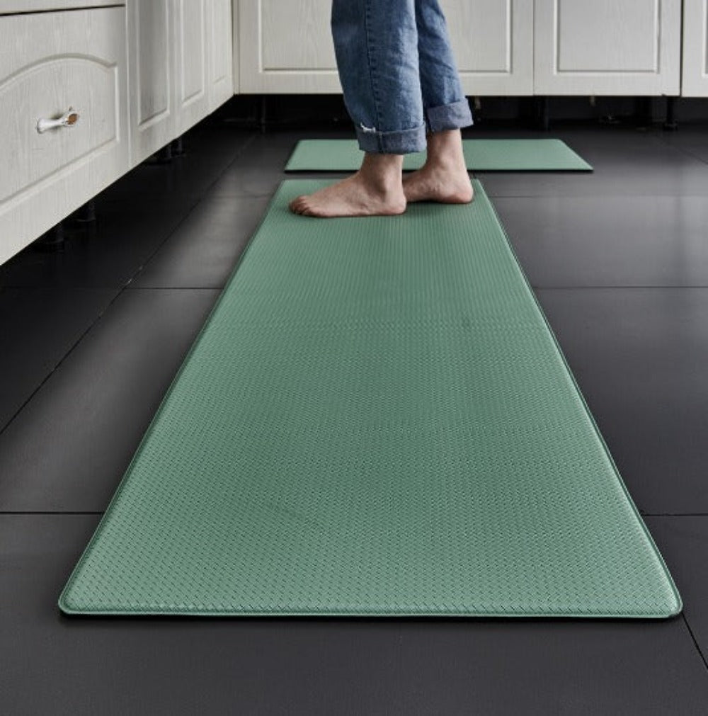 Keukenmat Antivermoeidheid Foam Rood Non-slip Waterbestendig Keuken Sta Mat Comfortmat Vloermat Lang Staan Koken | Sansoti