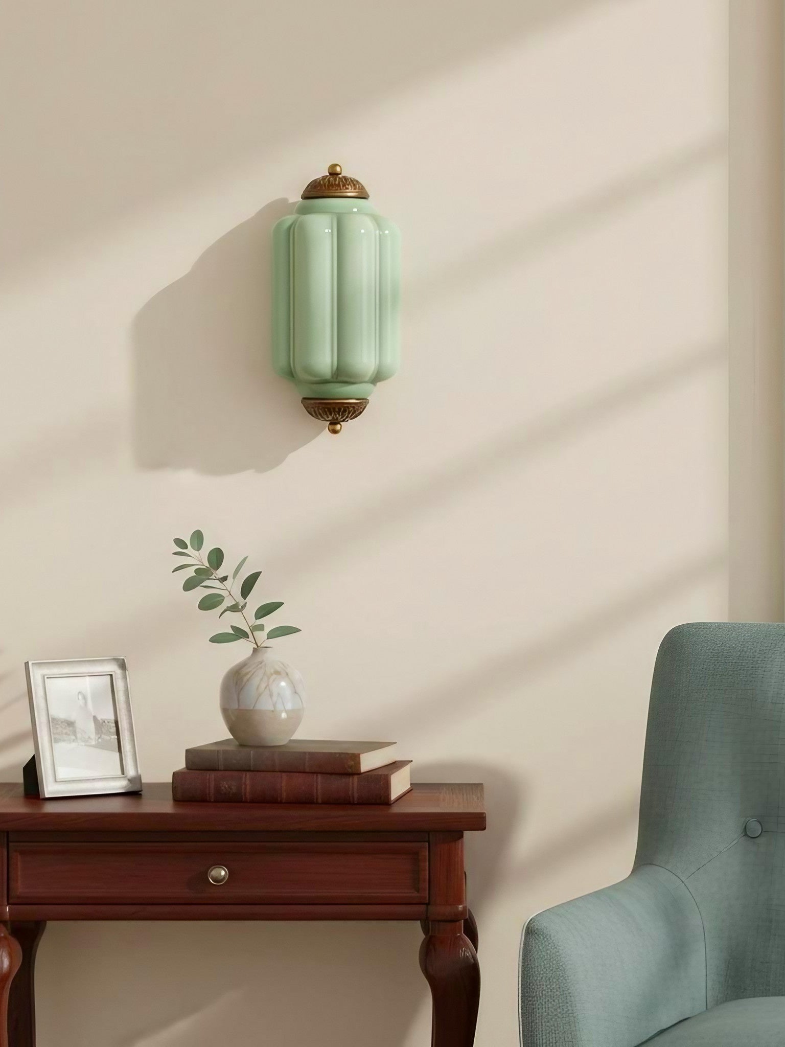 Wandlamp Melkglas voor Slaapkamer Gang Scandinavische Stijl | Sansoti