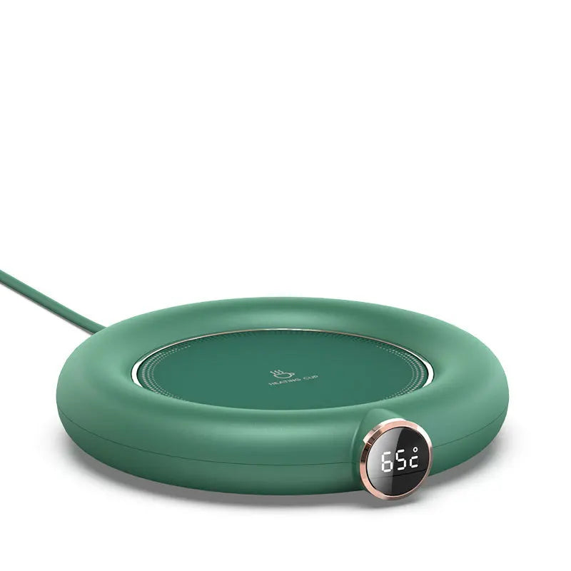 Digital Beverage Heating Plate with Adjustable Temperature, USB Cup Warmer for Coffee and Tea | Sansoti