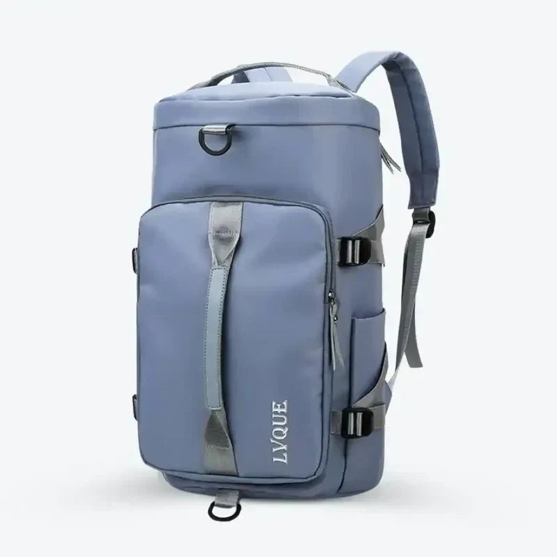 Waterdichte Reisrugzak 46cm Oxford Sport & Outdoor Rugtas Zwart Blauw | Sansoti