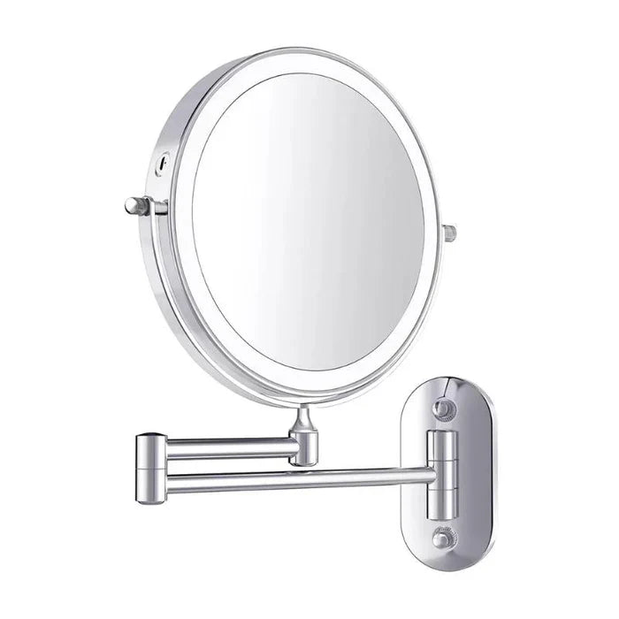 Miroir de maquillage LED éclairé pour salle de bain et maquillage | Grossissant et rechargeable | Restfield
