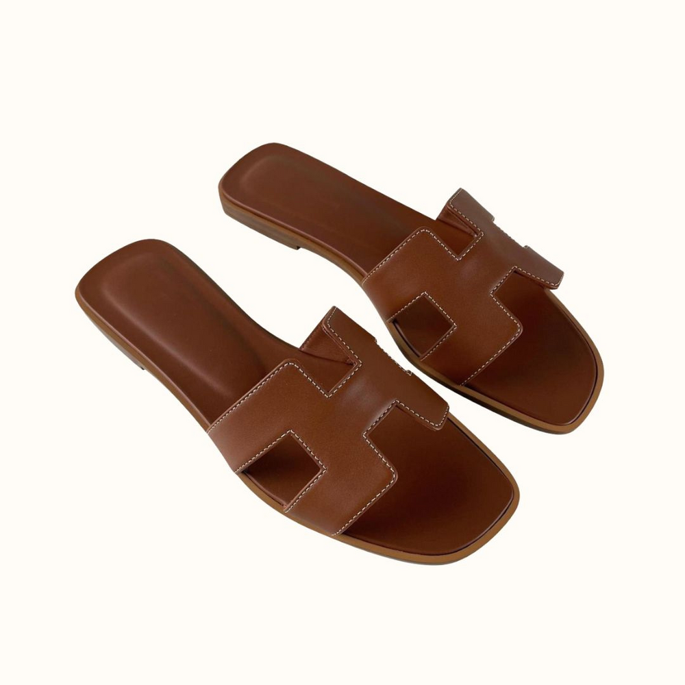 Dames Sandalen H-Profiel Vegan Leder Comfortabel Elegant Zomer Schoeisel | Sansoti