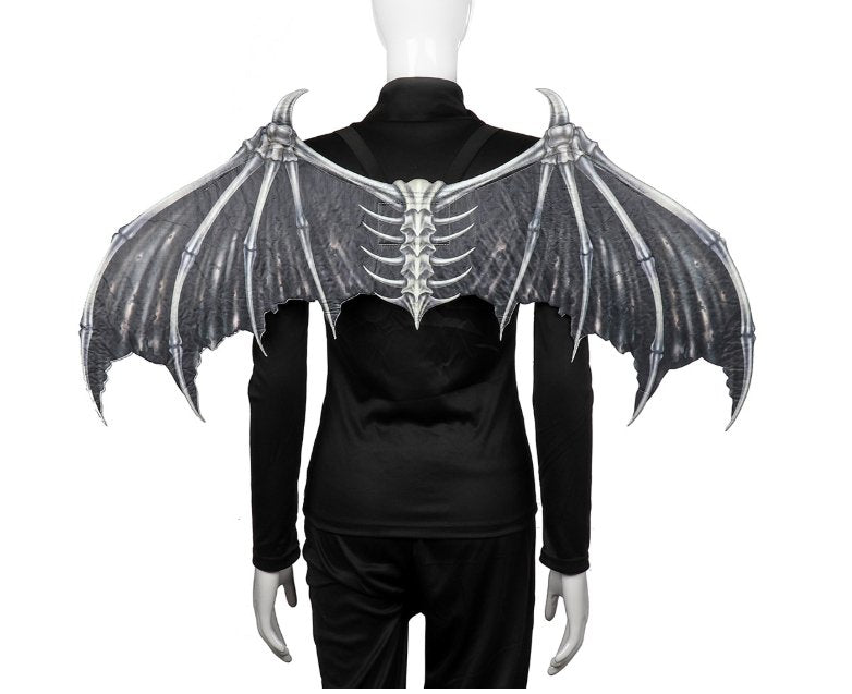 3D Wings Angel and Demon Cosplay Accessory Halloween Theme Party Costume Decoration Black White Carnival | Sansoti