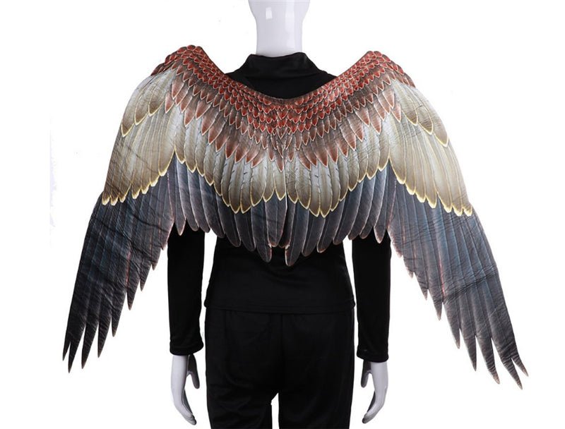 3D Wings Angel and Demon Cosplay Accessory Halloween Theme Party Costume Decoration Black White Carnival | Sansoti