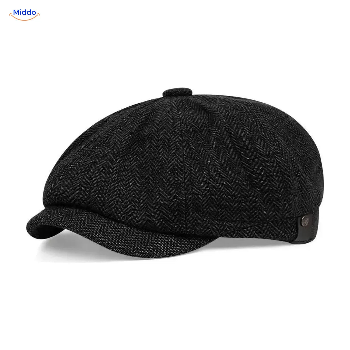 Classic Eight-Panel Flat Cap for Men Retro 1920s Foldable Lightweight One Size Vintage Style | Sansoti