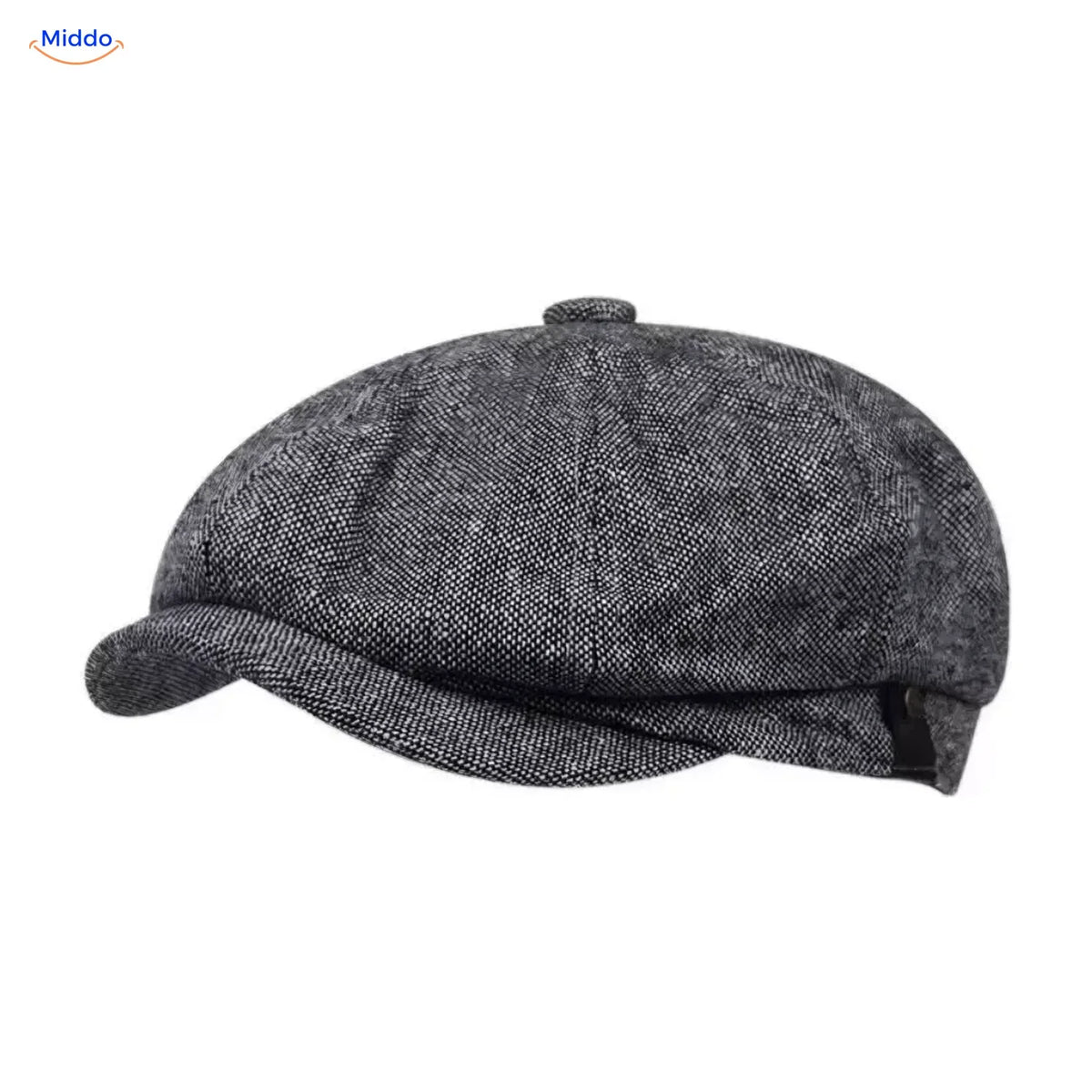 Classic Eight-Panel Flat Cap for Men Retro 1920s Foldable Lightweight One Size Vintage Style | Sansoti