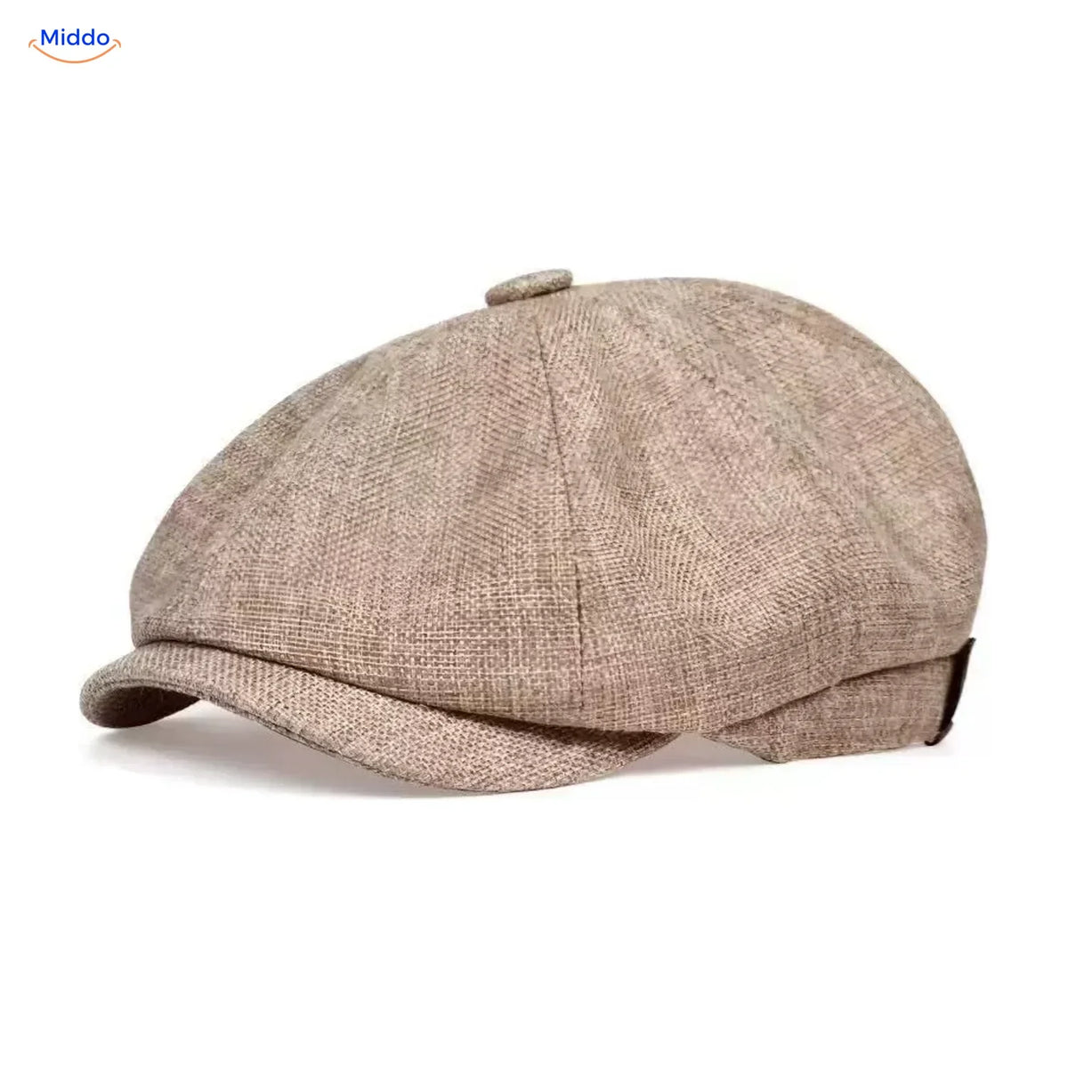 Classic Eight-Panel Flat Cap for Men Retro 1920s Foldable Lightweight One Size Vintage Style | Sansoti