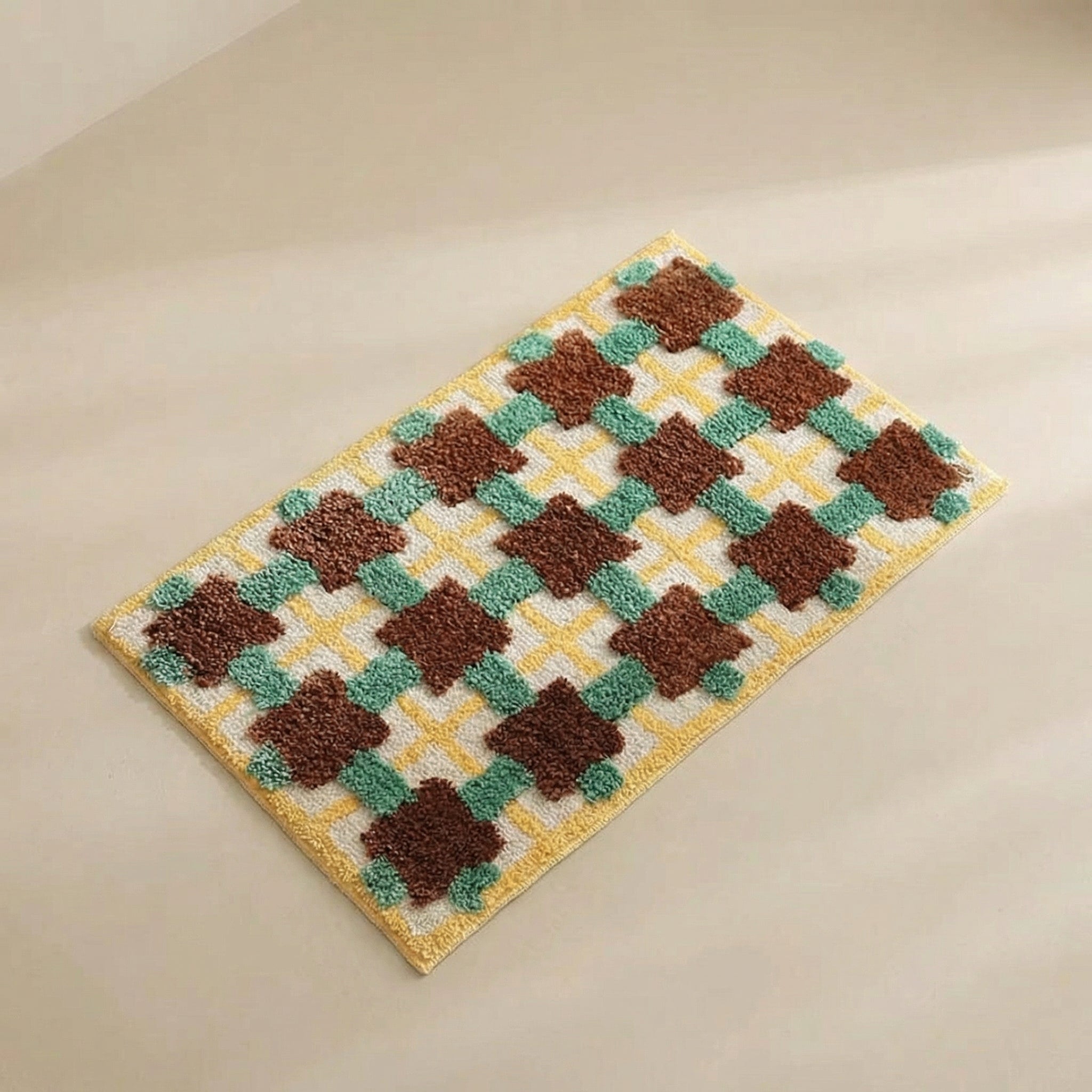 Marokkaanse Badmat Antislip met Sneldrogende Oppervlak – Zachte Badkamermat 40x60cm 50x80cm 60x90cm | Sansoti