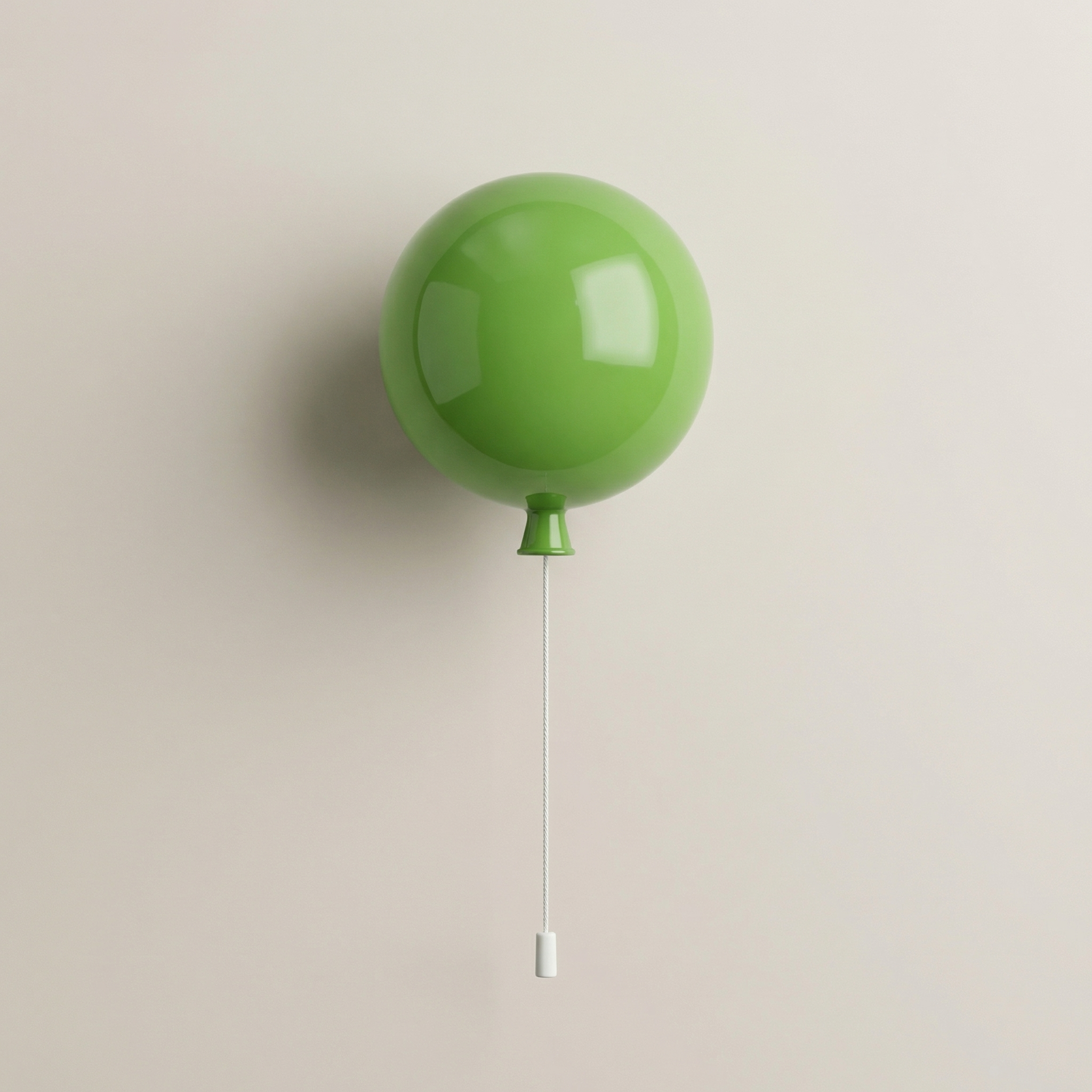 Bauhaus Ballon Wand- & Plafondlamp met Trekschakelaar – Design Verlichting voor Kinderkamer, Slaapkamer & Gang | Sansoti
