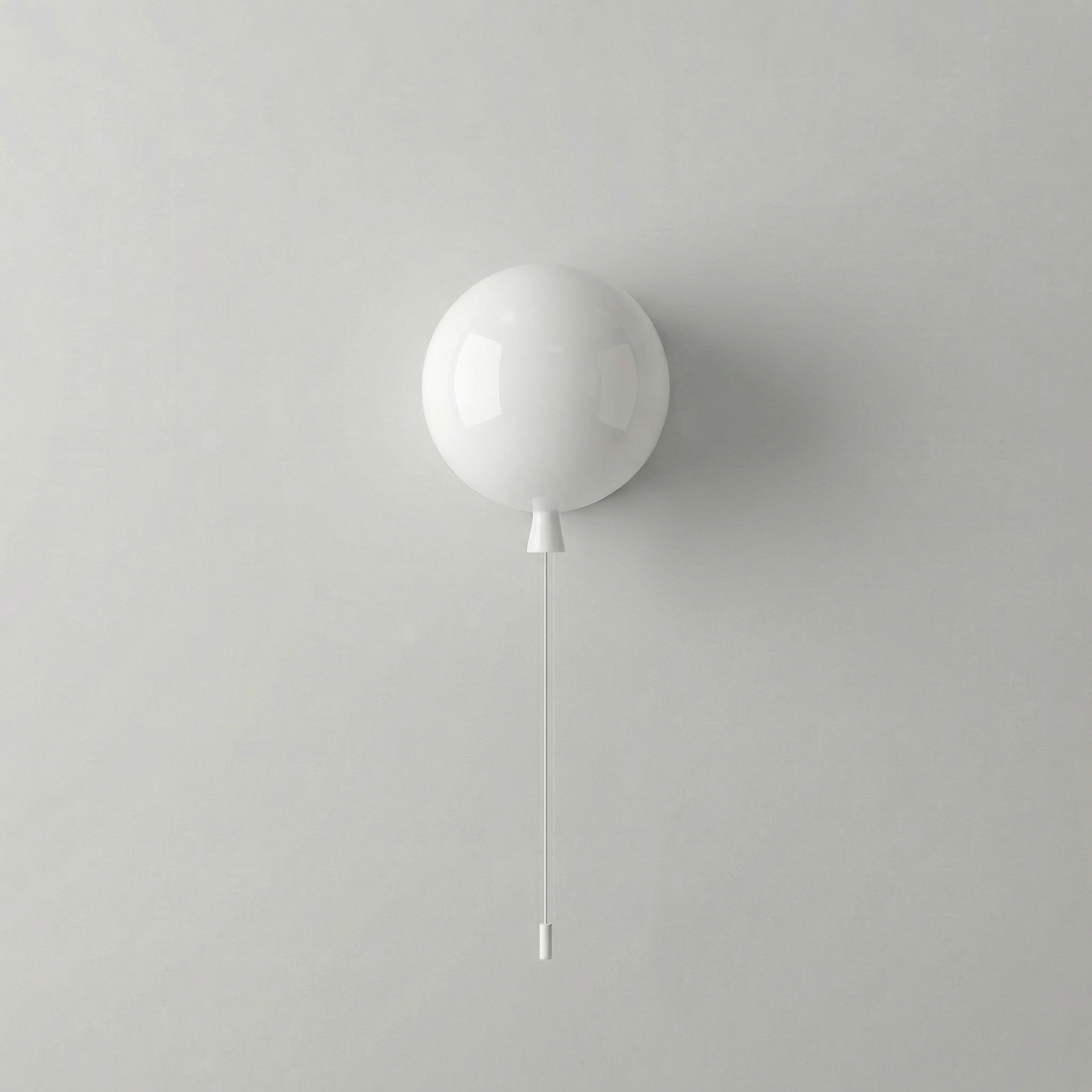 Bauhaus Ballon Wand- & Plafondlamp met Trekschakelaar – Design Verlichting voor Kinderkamer, Slaapkamer & Gang | Sansoti