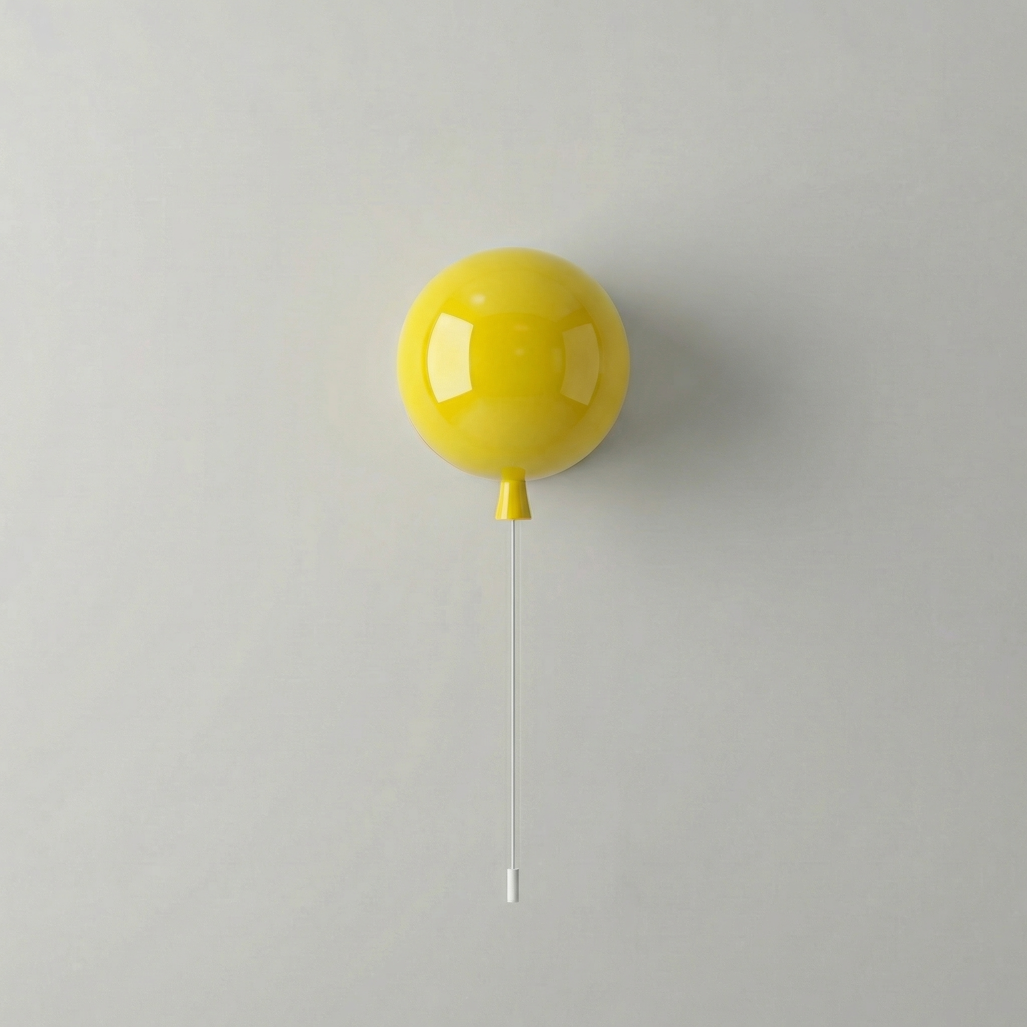 Bauhaus Ballon Wand- & Plafondlamp met Trekschakelaar – Design Verlichting voor Kinderkamer, Slaapkamer & Gang | Sansoti