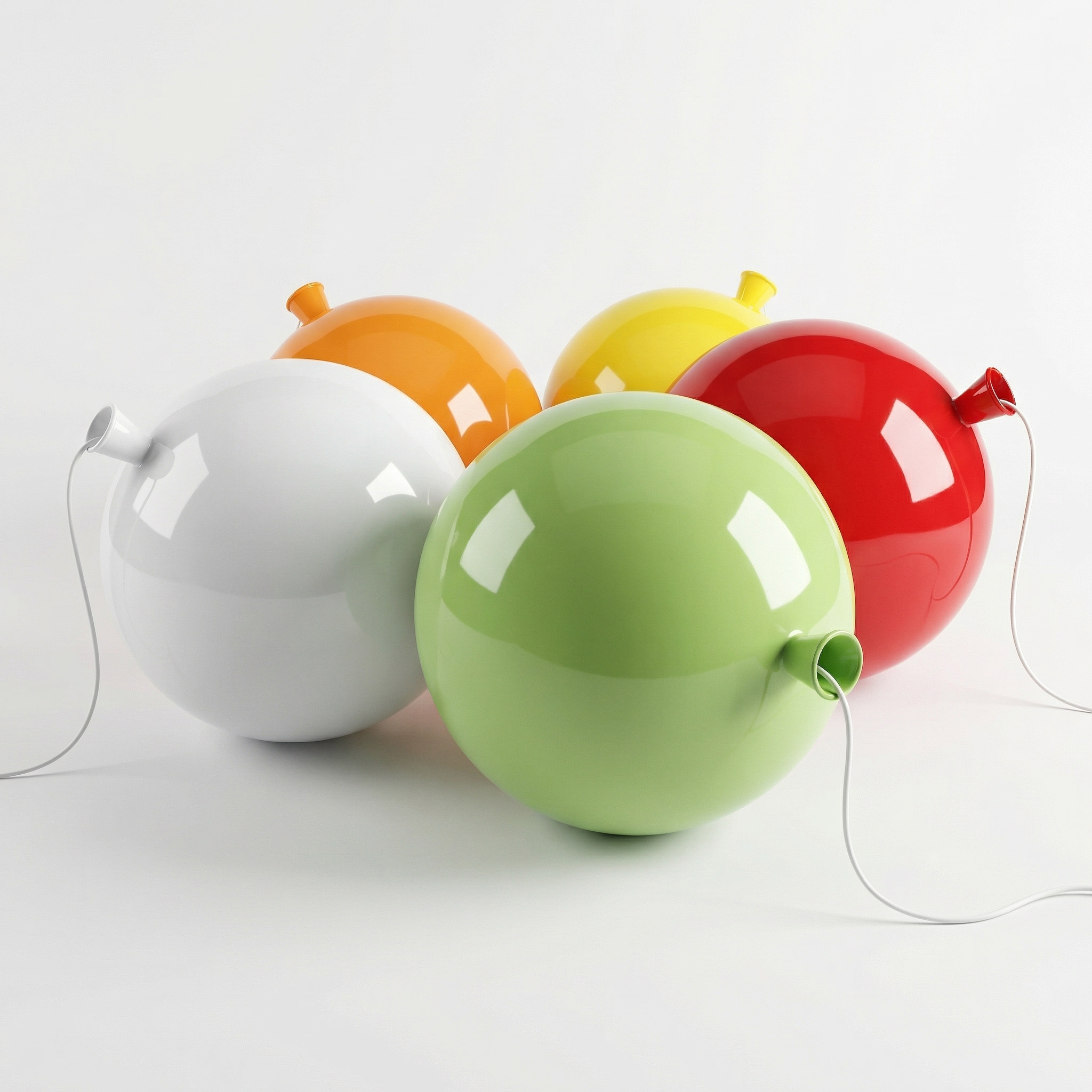 Bauhaus Ballon Wand- & Plafondlamp met Trekschakelaar – Design Verlichting voor Kinderkamer, Slaapkamer & Gang | Sansoti
