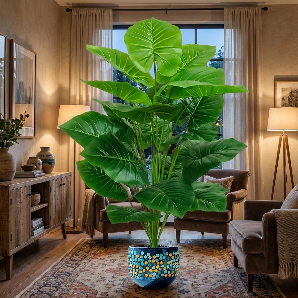Kunstplant Taro Palm - SKU_1776095565570_881