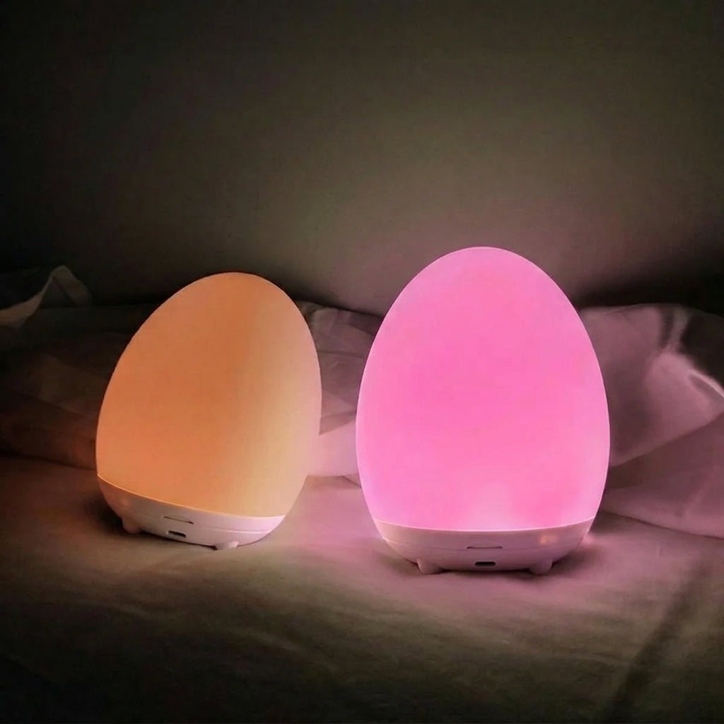 Touch Nachtlampje met RGB Kleuren en Warm Wit | Dimbaar LED Nachtlamp met 100 Uur Accuduur | Oplaadbaar Tafellampje voor Babykamer en Slaapkamer | Sansoti