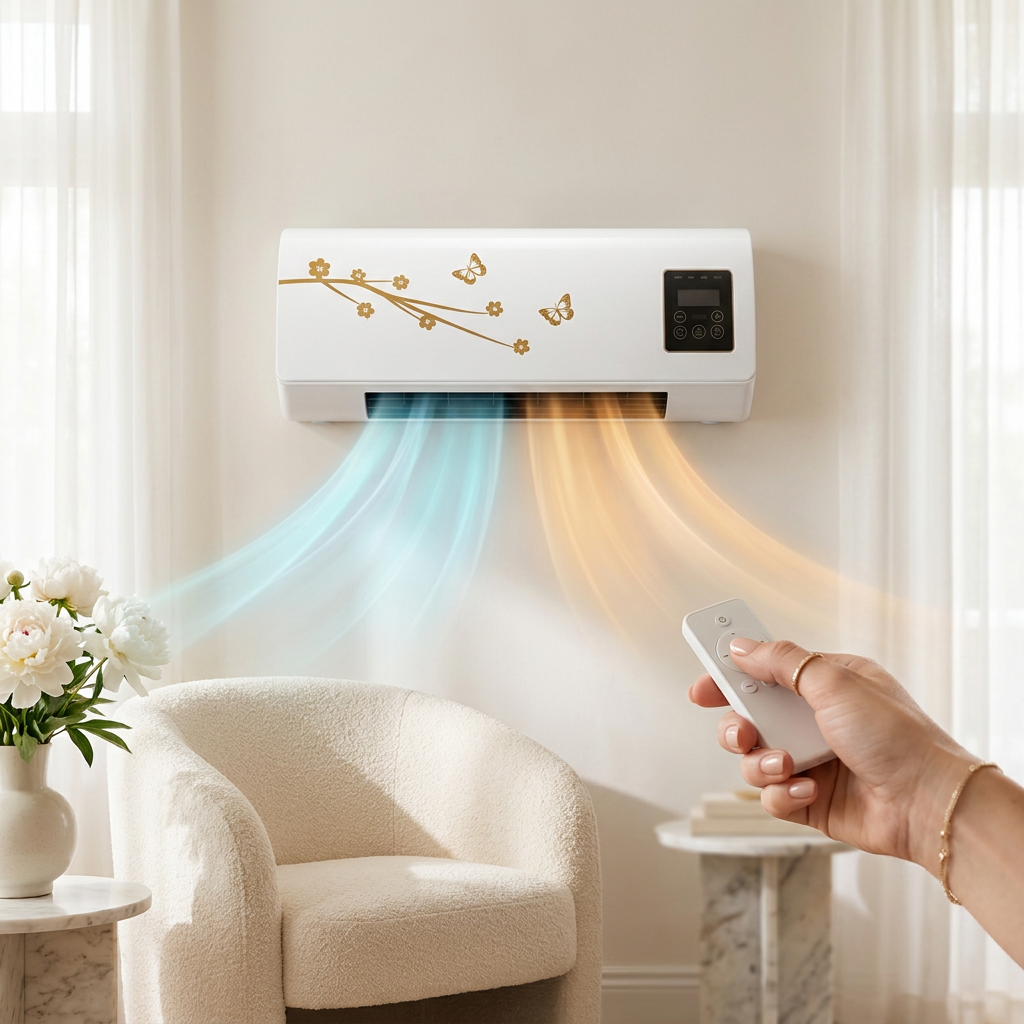 Portable Mobile Air Conditioner with Heating and Cooling | Compact Climate Controller for Any Room | Easy Installation Without Drilling | Energy Efficient and Quiet | Sansoti