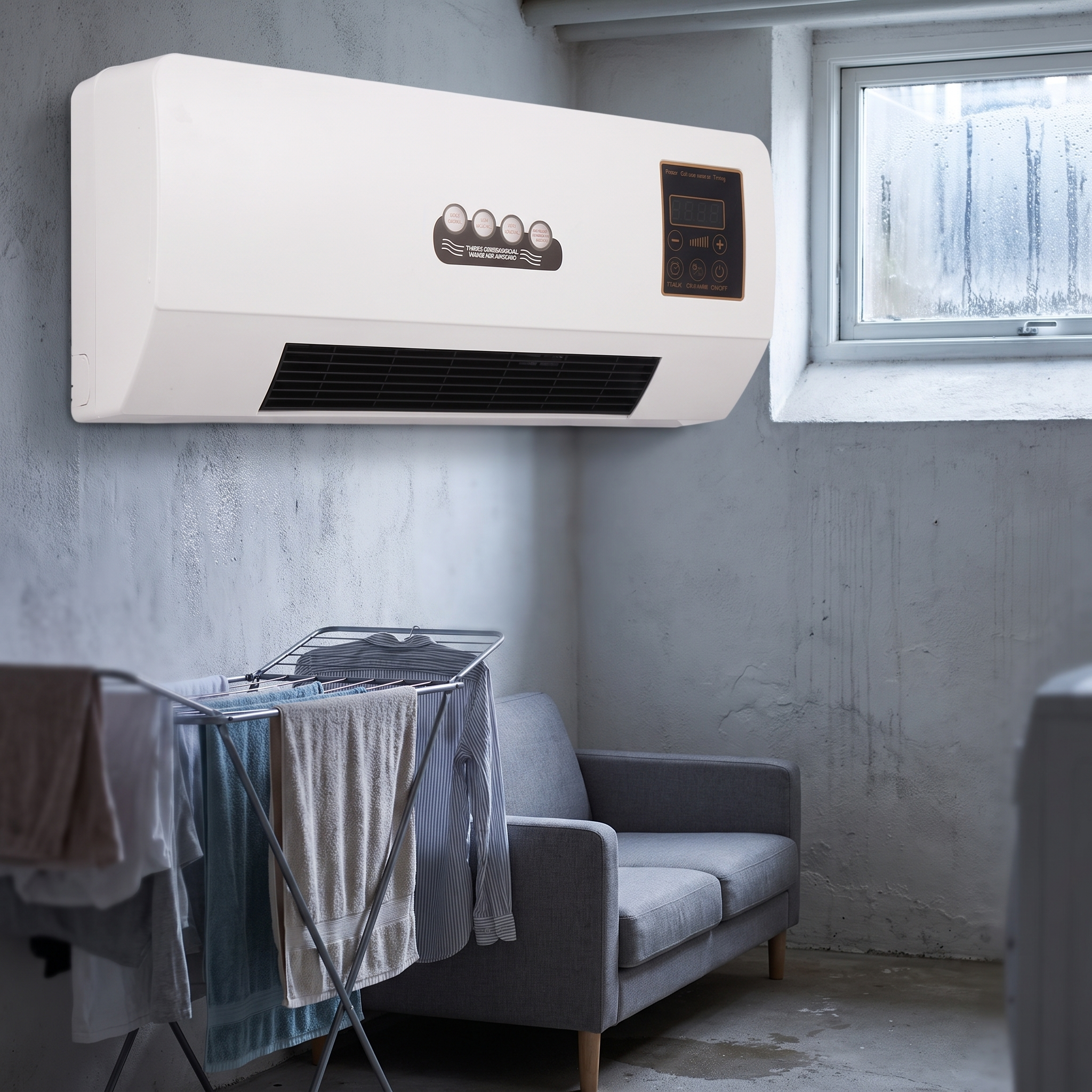 Airco ontvochtigen en koelen wandmontage 1800W | Sansoti