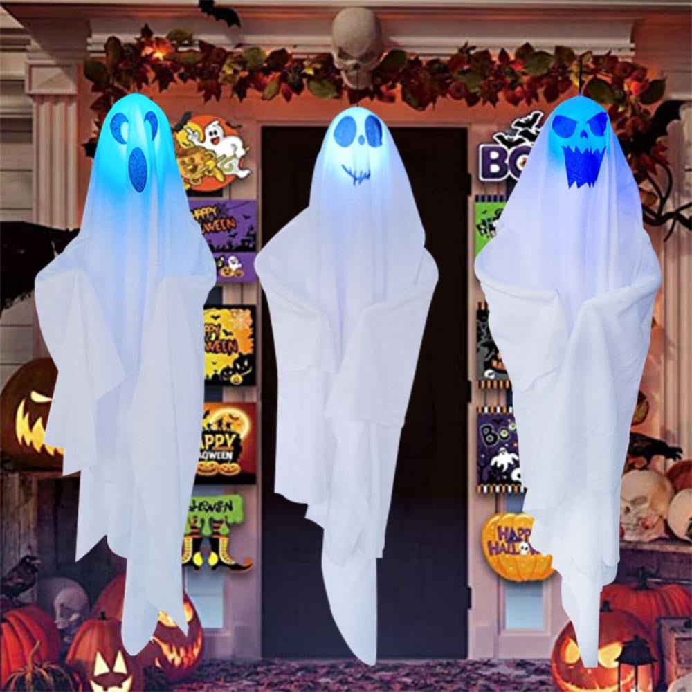 Halloween Ghost Garden Stake with Hands LED Light Creepy Decoration Outdoor Garden Party | Sansoti