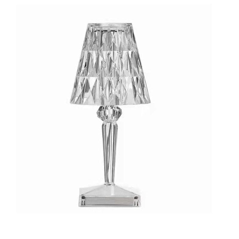 LED Kristall-Tischleuchte – Kabellose Touch-Lampe mit Diamant-Design & Stimmungslicht | Restfield