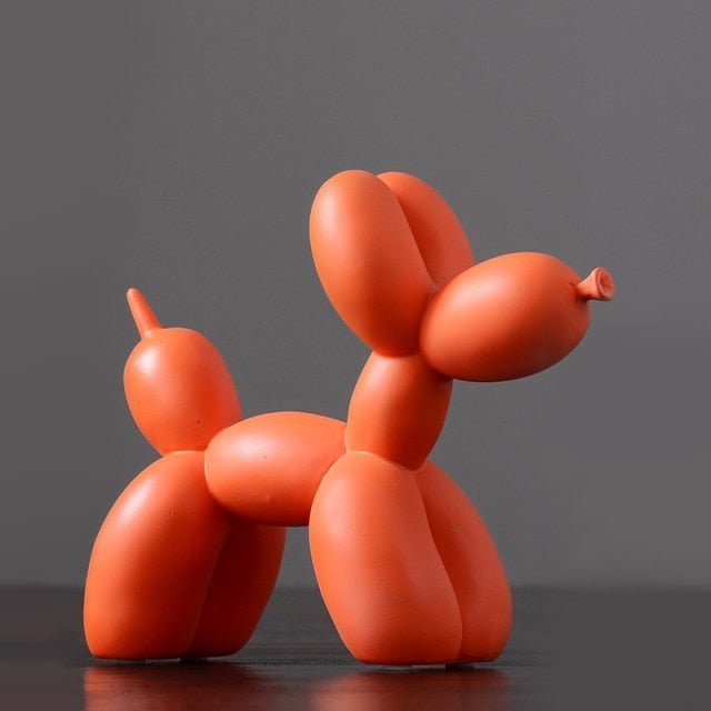 Decoratief ballon hond beeld van resin voor moderne woondecoratie | Sansoti