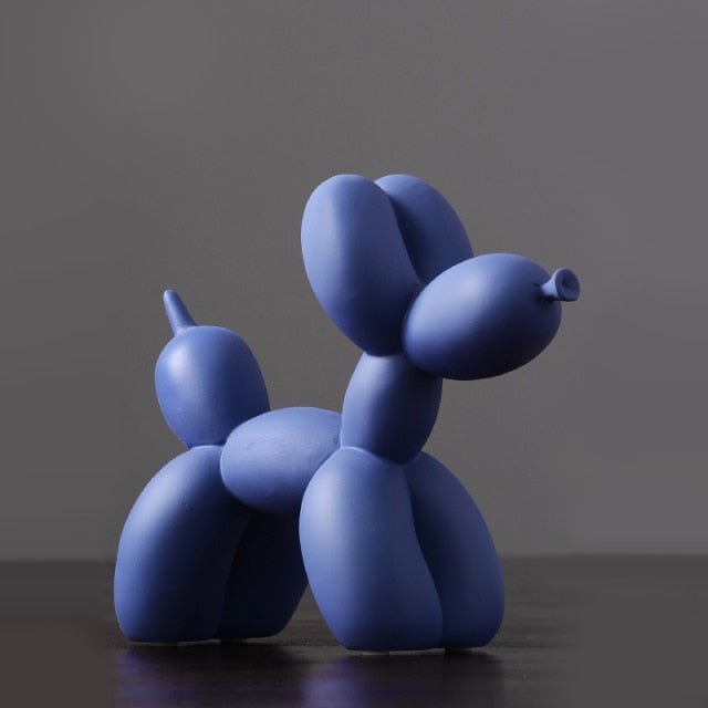 Decoratief ballon hond beeld van resin voor moderne woondecoratie | Sansoti