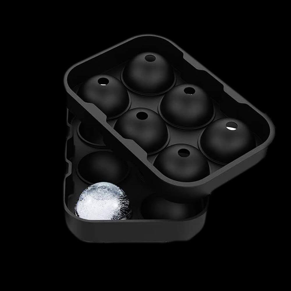 IJsbalvorm Siliconen voor 6 Ballen Zwart Premium IJsblokjesvorm | Sansoti