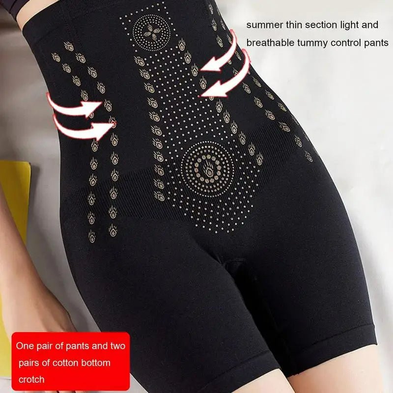 Corrigerende Short Hoge Taille Dames Shapewear Buikcontrole Onderbroek Naadloos Stretch Comfortabel Zwart | Sansoti