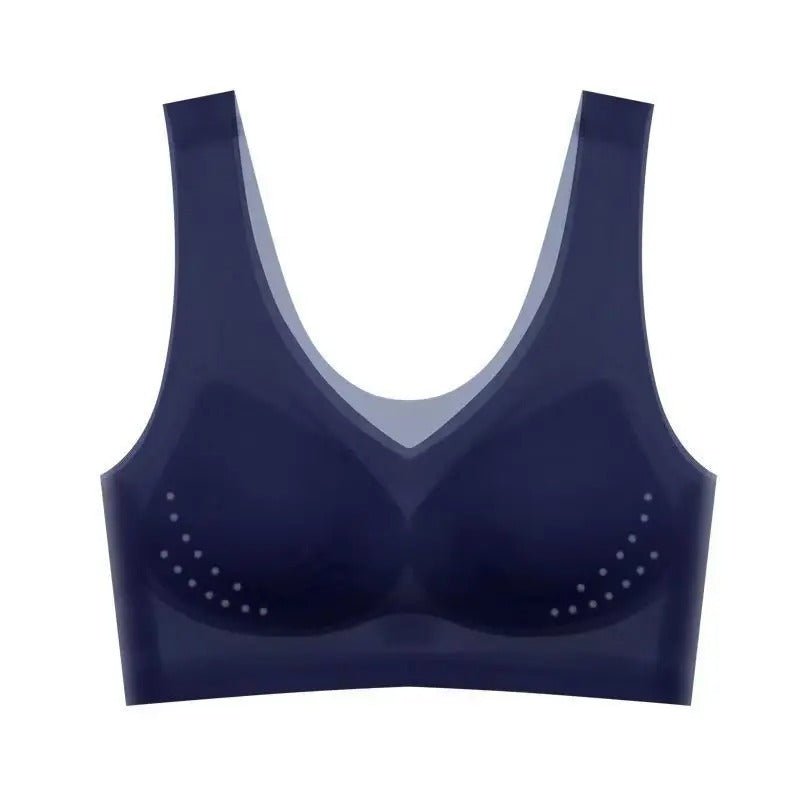 Naadloze Comfort BH Zonder Beugel Zijdezacht Ademend Vormgevend Lingerie Dames M-XXXL Dagelijks Draagcomfort | Sansoti