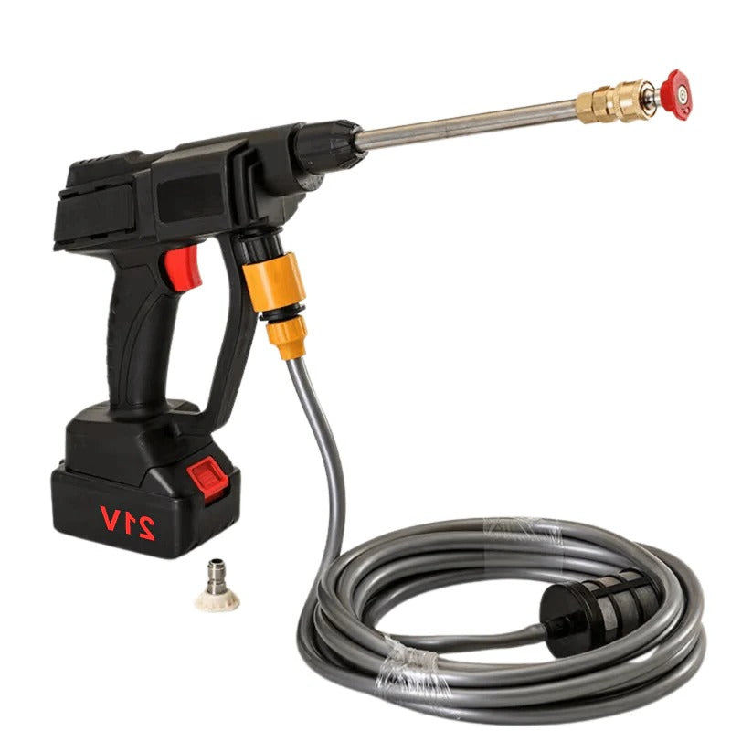 Kabelloser Hochdruckreiniger, 12000 U/min, wiederaufladbar, Wasserstrahl zur Reinigung von Garten, Auto, Innenhof und Terrasse | Sansoti