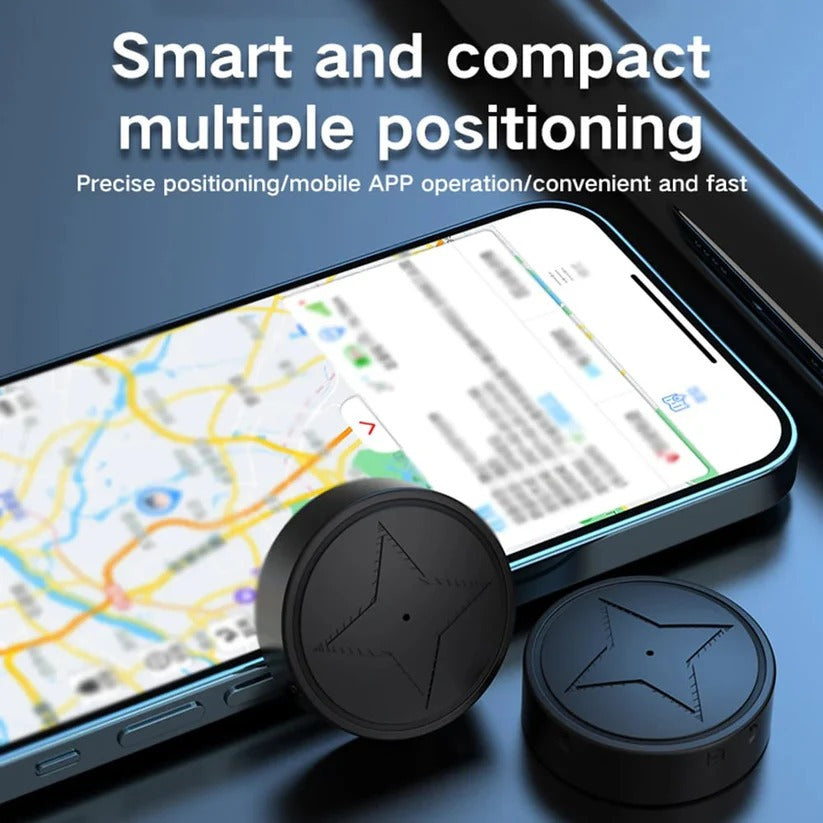 Traceur GPS magnétique compact 4G avec suivi en temps réel, surveillance de la localisation des véhicules, animaux et bagages, étanche | Sansoti