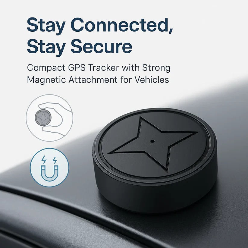 Traceur GPS magnétique compact 4G avec suivi en temps réel, surveillance de la localisation des véhicules, animaux et bagages, étanche | Sansoti