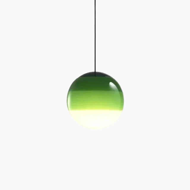 Dimmbar hängende Deckenleuchte aus gebürstetem Nickel und Glas E27 für Esszimmer und Wohnzimmer, moderne Beleuchtung im skandinavischen Design | Sansoti