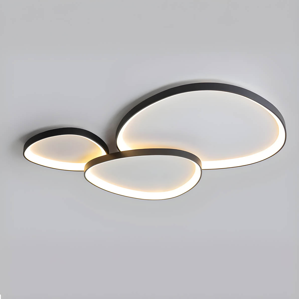 Plafondlamp LED Modern Organisch Design Dimbaar Woonkamer Lamp | Sansoti