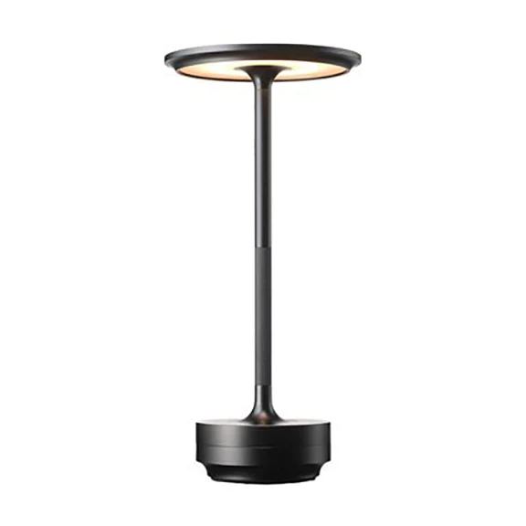 Dimmable Rechargeable Table Lamp Waterproof Metal Touch Control Wireless LED Ambient Lighting Mood Lamp | Sansoti