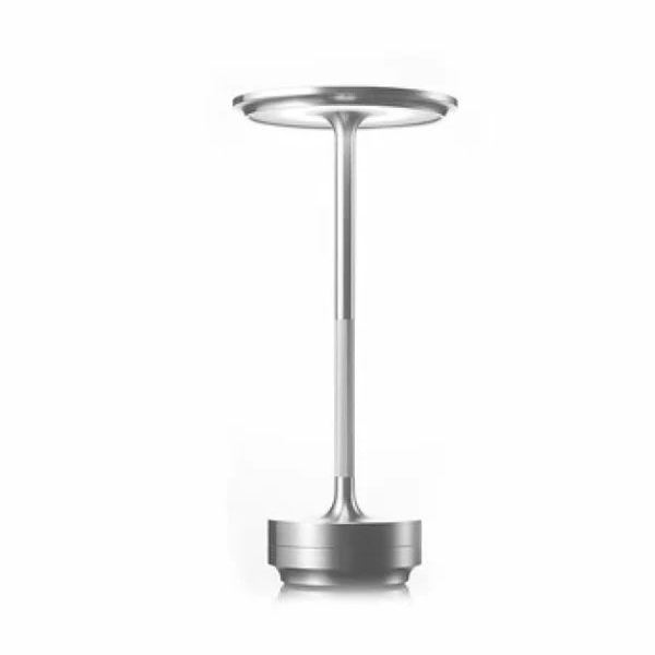 Dimmable Rechargeable Table Lamp Waterproof Metal Touch Control Wireless LED Ambient Lighting Mood Lamp | Sansoti