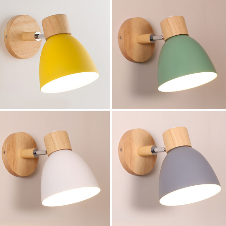 Minimalistische Wandlamp Metaal LED 8W Neutraal Wit Slaapkamer Woonkamer Scandinavische Sfeerverlichting | Sansoti