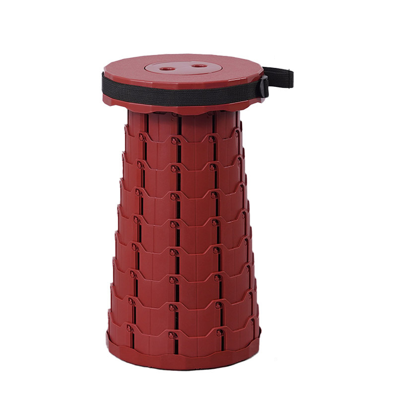 Foldable PP Stool with Carrying Strap Outdoor Camping Stool 11 Colors Foldable Camping Seating Solution Lightweight | Sansoti