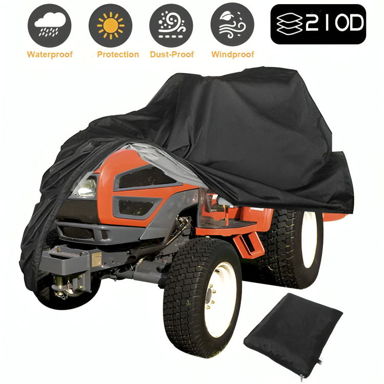 Grasmaaier Beschermhoes Waterdicht 420D Zwart Heavy Duty Universeel | Sansoti