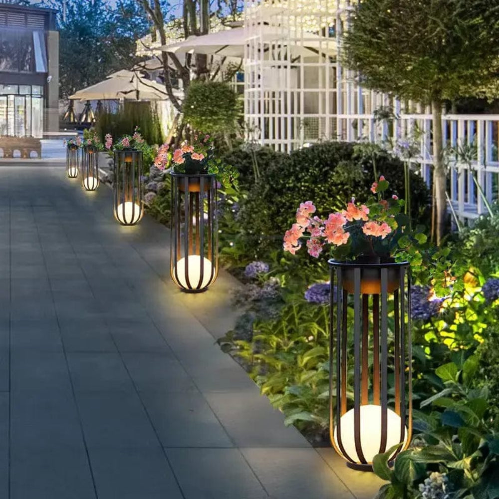 Solar Bloemenstandaard Lamp Tuinverlichting LED Zonne-energie Decoratieve Padverlichting | Sansoti