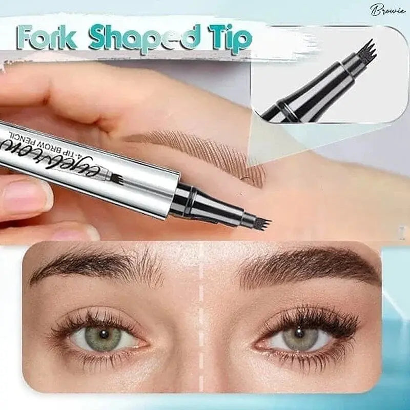 3D Eyebrow Pencil for Natural Hair Look | Precision Applicator | Long-lasting up to 36 Hours | Waterproof Brow Pencil | Sansoti