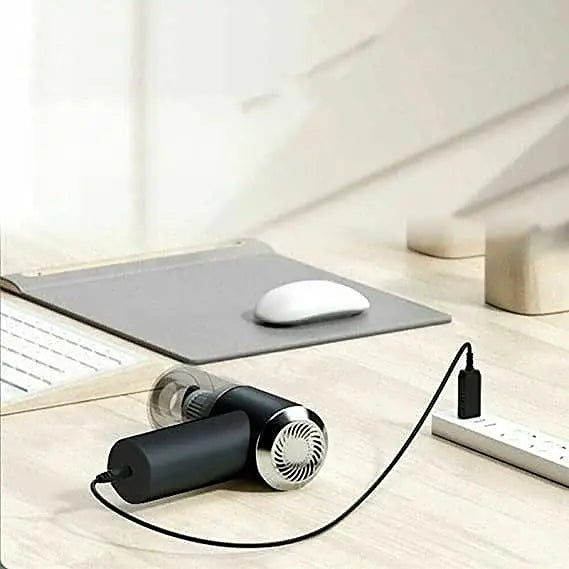 Draadloze Handstofzuiger Compact Mini Stofzuiger voor Bureau Auto en Thuis Oplaadbaar Klein Opbergbaar USB Tafelzuiger Autostofzuiger | Sansoti