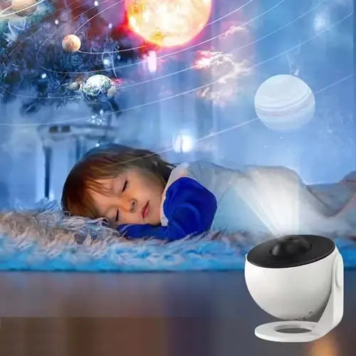 Galaxy Projection Starry Sky Projector with Interchangeable Discs – Space Visualization for Children and Adults | Sansoti