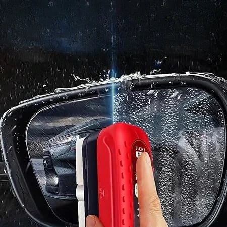 Car Window Cleaner for Grease-Free Clear View – Sponge with Hydrophobic Coating | Sansoti