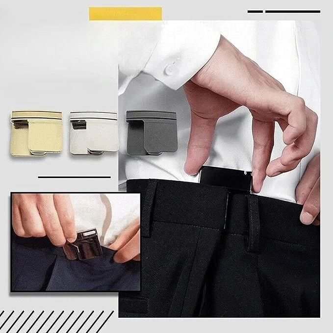 Adjustable Belt Buckle for Pants — Easy Fit Without Belt | Sansoti