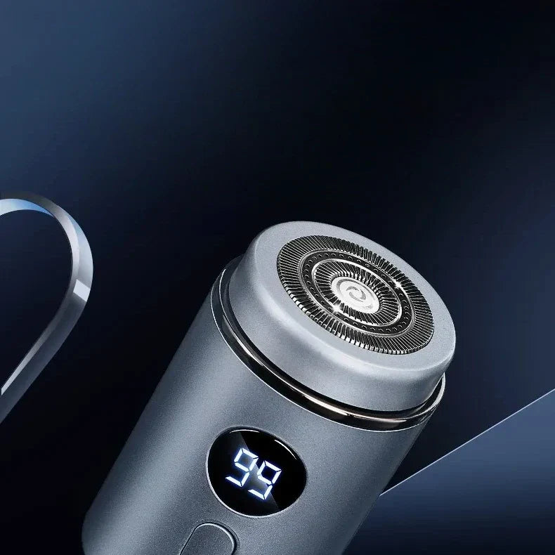Compacte Draagbare Elektrische Scheerapparaat – Miniformat Reisscheerder met Oplaadbare Batterij – Gladde Precisie Scheerbeurt | Sansoti