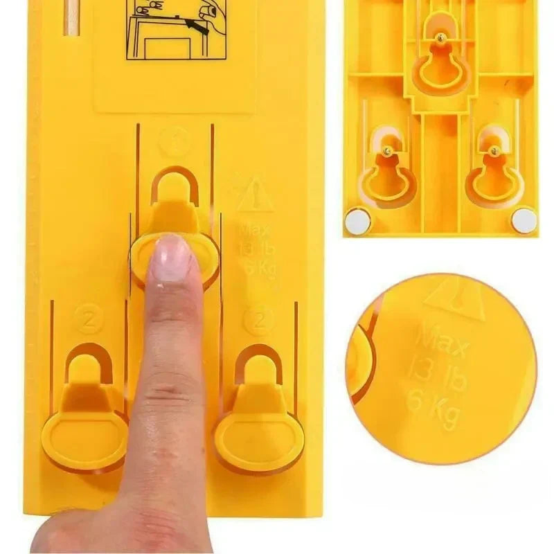 Adjustable Picture Frame Hanging Tool with Level and Marking System – Easy Straight Frame Hanging | Sansoti